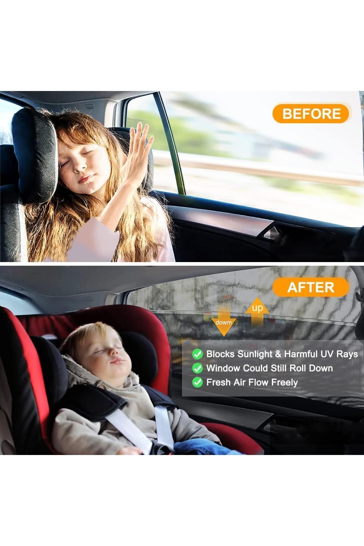 Ankaflex Araba Araç Oto Yan Cam Güneşlik Örtü Perde Kılıf Güneşliği Araba Anne Bebek Emzirme Perdesi 1 Adet fotoğrafı 6 (önizleme)