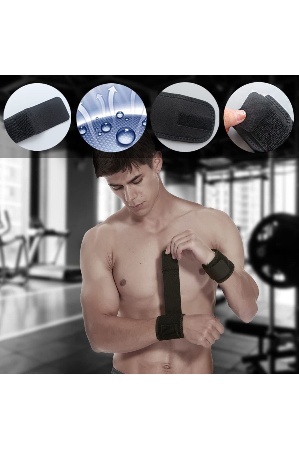 Ankaflex-Medical Adjustable Wrist Bandage Splint Sports Band Wrist Wrap Support Sprain Apparatus 3