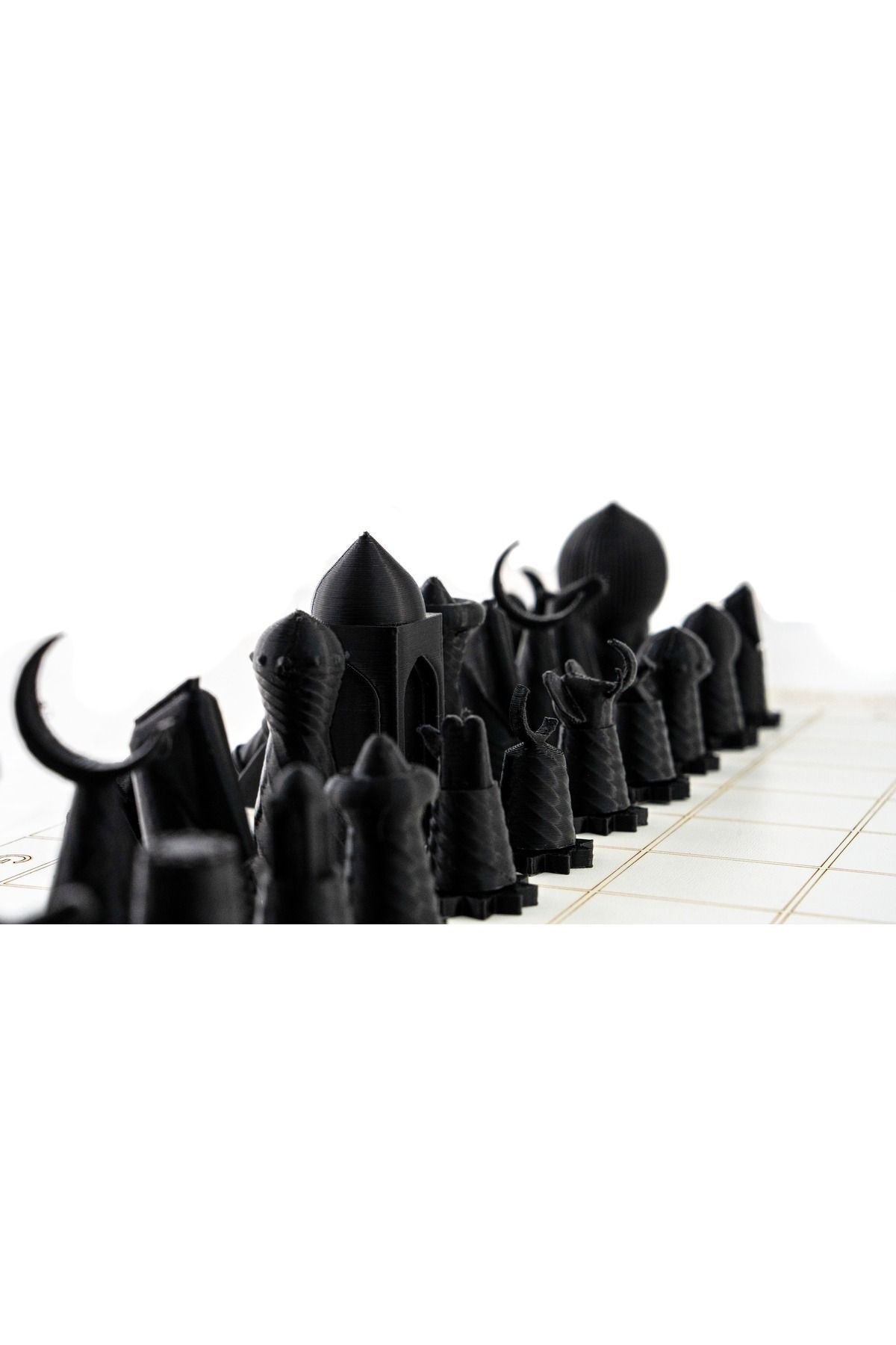 Layer-Large Size Timurlenk Chess Set - Osman Chesser 6