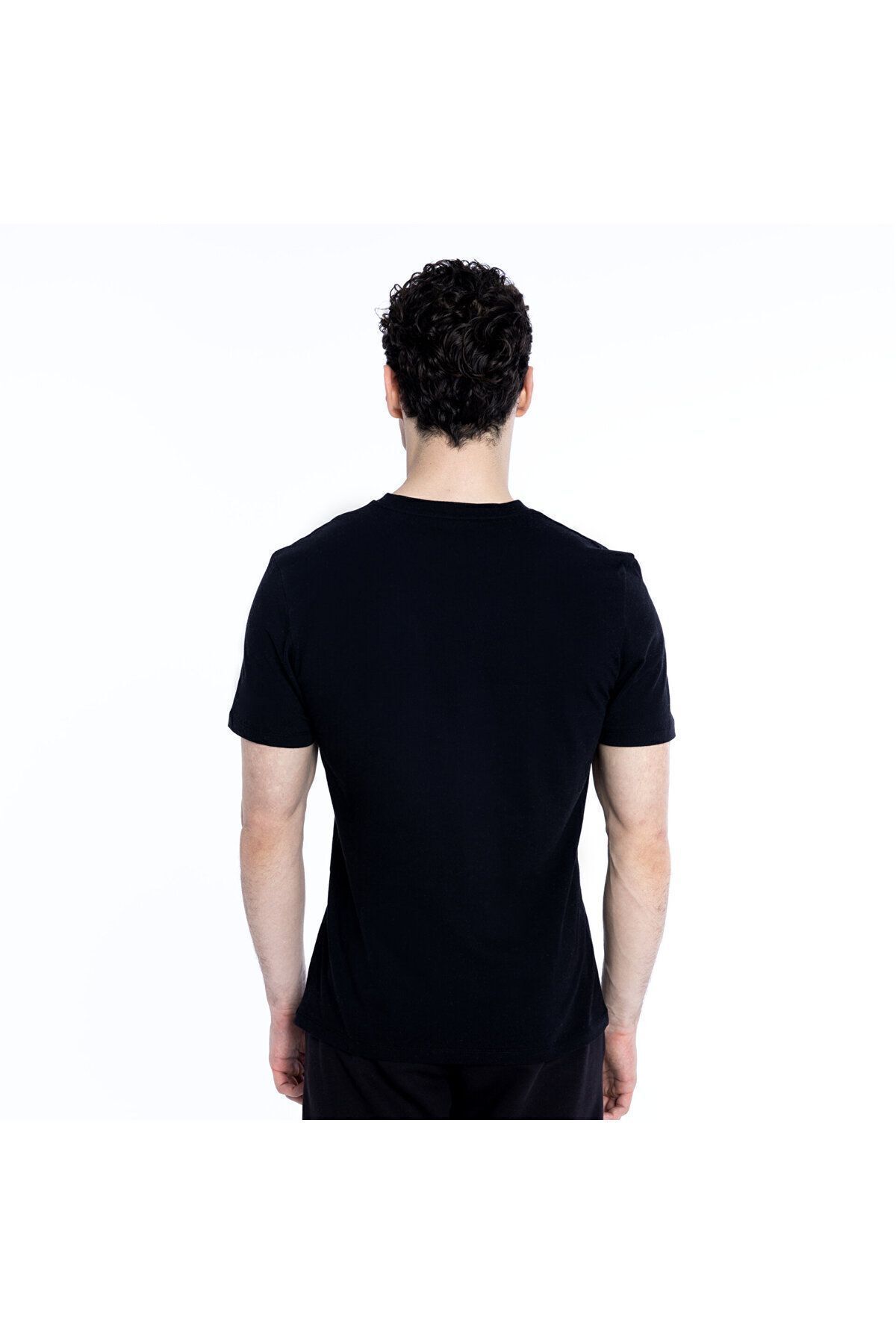 تی شرت ورزشی نیو بالانس مردانه 100% پنبه مشکی بیسیک راسته Relaxed/ریلکس    Relaxed/ریلکس اسپرت | New Balance 24YDU3000019 TR - تصویر 3