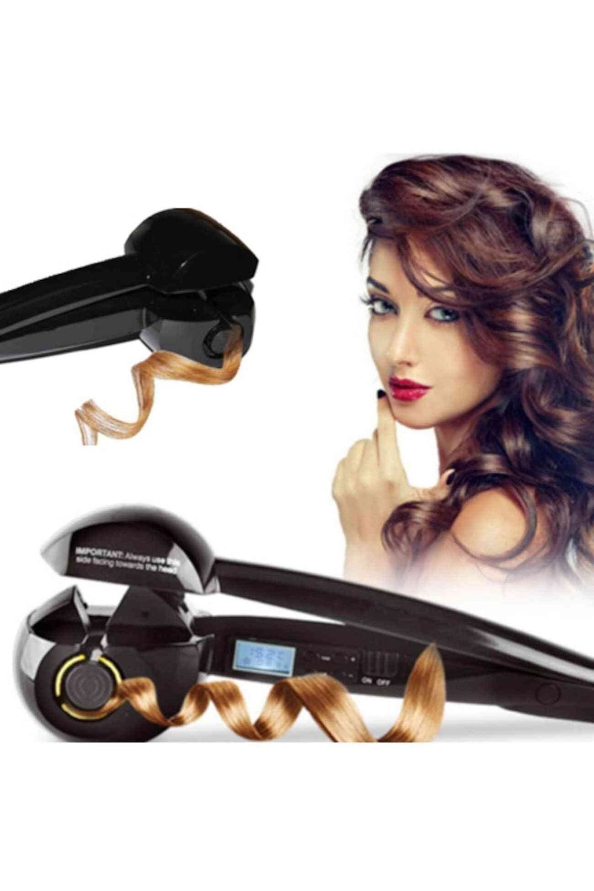 AkanHediyelik Hair Curling Machine Pro Perfect Curl Automatic Hair Curler Trendyol