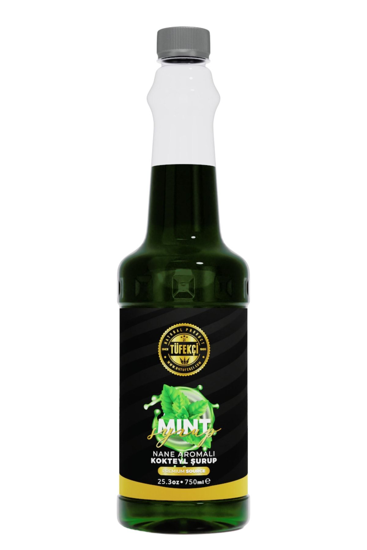 By Tüfekçi Nane Mınt Kokteyl, Pasta Ve Kahve Şurubu Yeni Formül Yüksek Aroma 750 Ml
