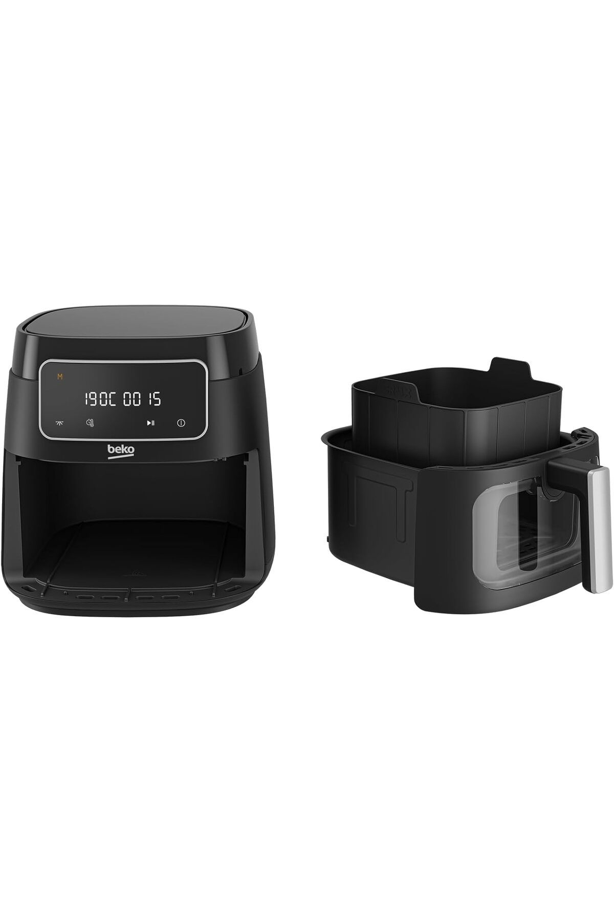 Beko-ExpertFry Hot Air Fryer XXL 7.6L, 1750W, Touch Control Display, 9 Preset Programs - FRL 3374B 6