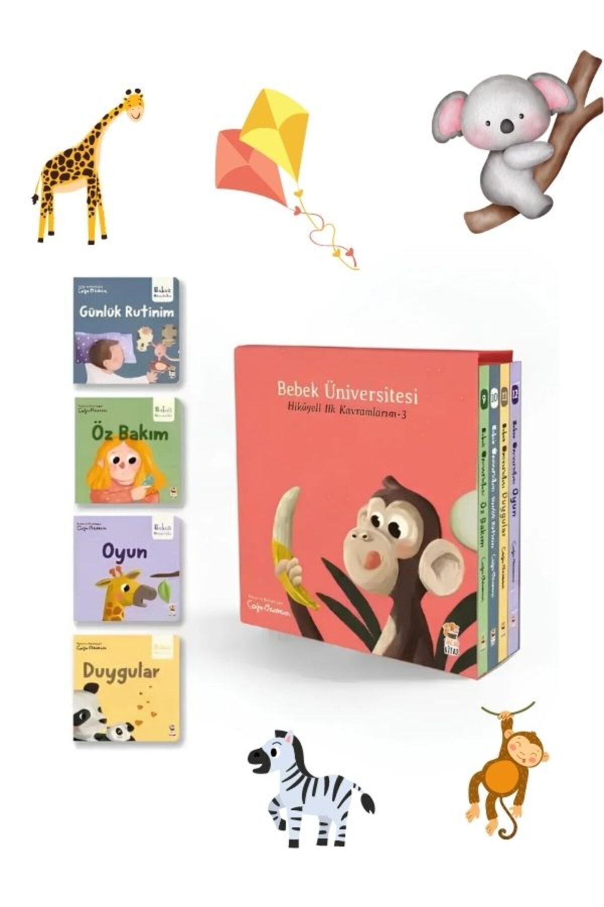 Öğrence Gezegeni 6 Kitap- İngilizce Destekli Dev Cırt Cırtlı 2 ve 3 Yaş Kitaplar- Sincap Kitap Bebek Üniversitesi fotoğrafı 4 (önizleme)