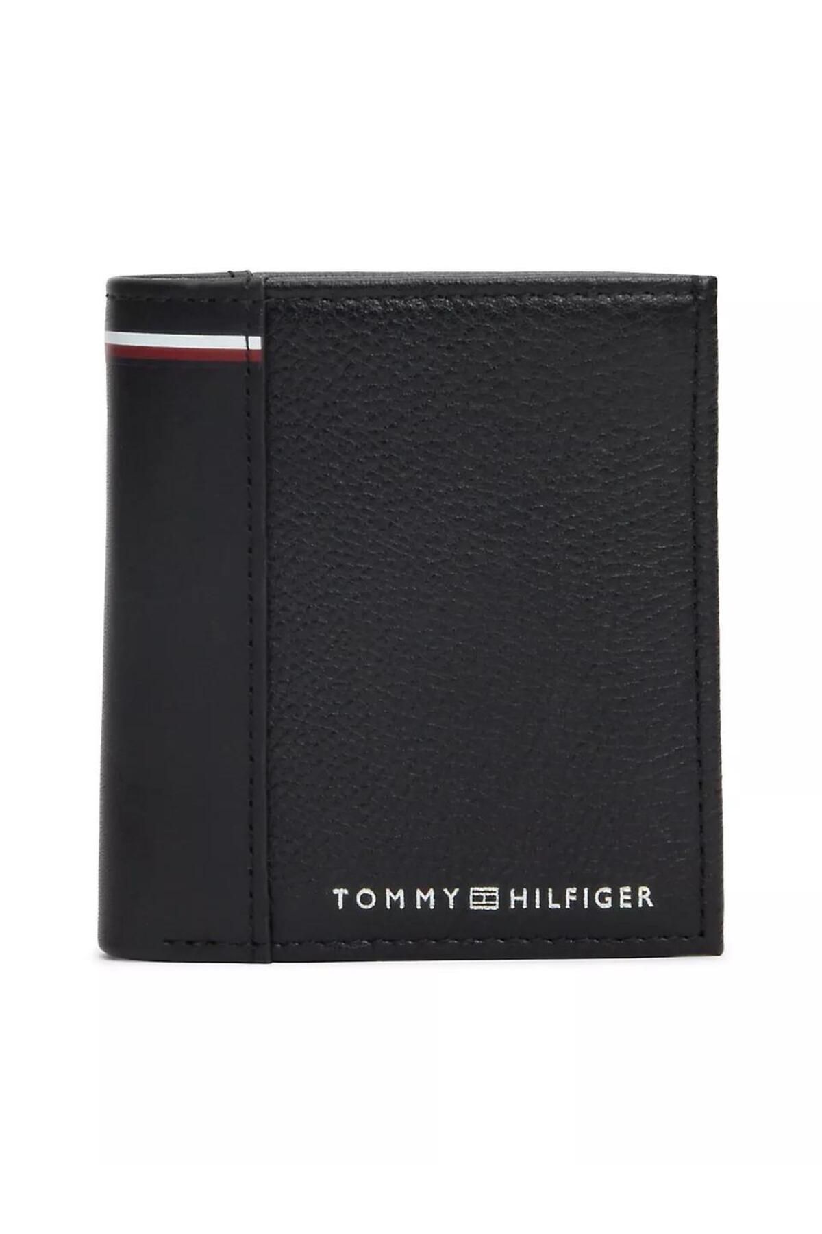 کیف پول مشکی مردانه ترانزیت Th Trifold اورجینال Tommy Hilfiger