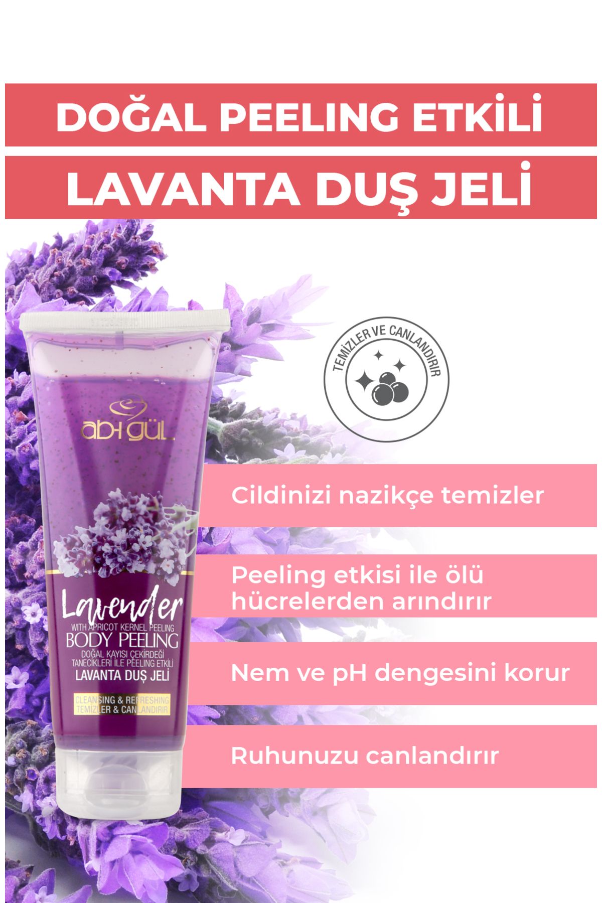 لایه برداری بدن اسطوخودوس ذرات هسته زردآلو طبیعی 250 میلی لیتر Ab-ı Gül