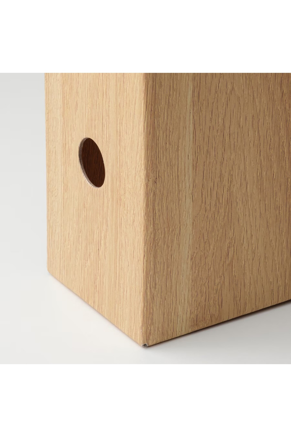 IKEA-HASTVISKARE 2 Pieces Box - Oak Look Folder File Magazine Magazine Paperwork Magazine File 4
