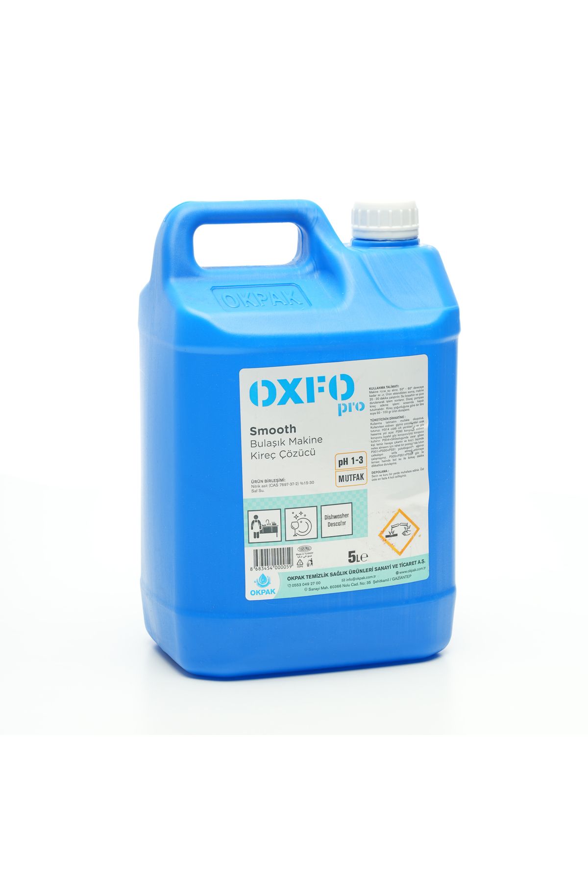 OxfoPro SMOOTH MAKİNE KİREÇ ÇÖZÜCÜ 5 KG