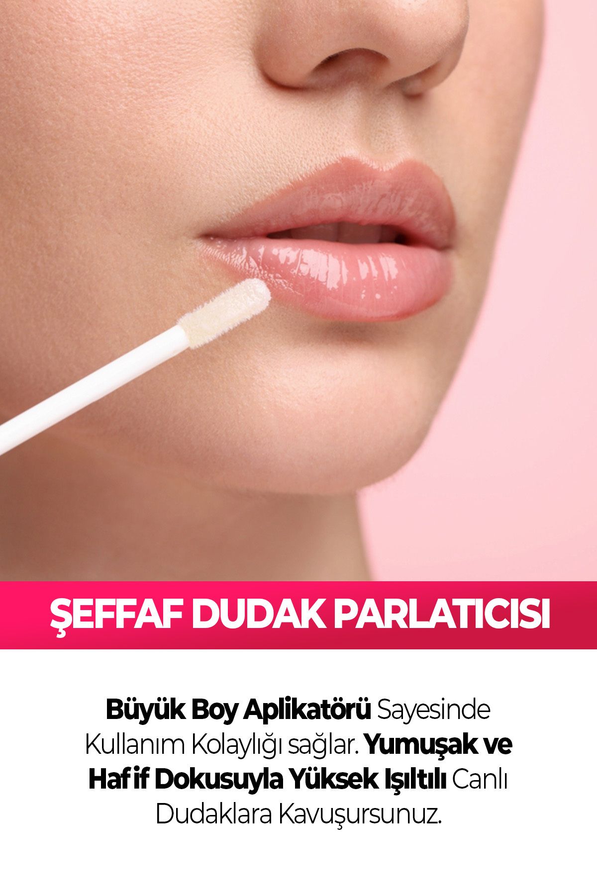 New Well-Transparent Lipgloss 01-Transparent Lip Gloss 8 ml 3