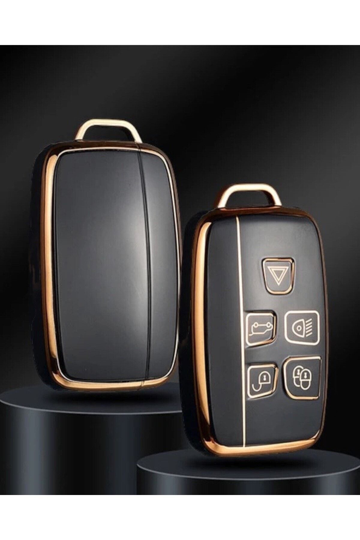 AYDA PROMOSYON-Range Rover Smart Black Auto Key Control Container Case Auto Keychain 1