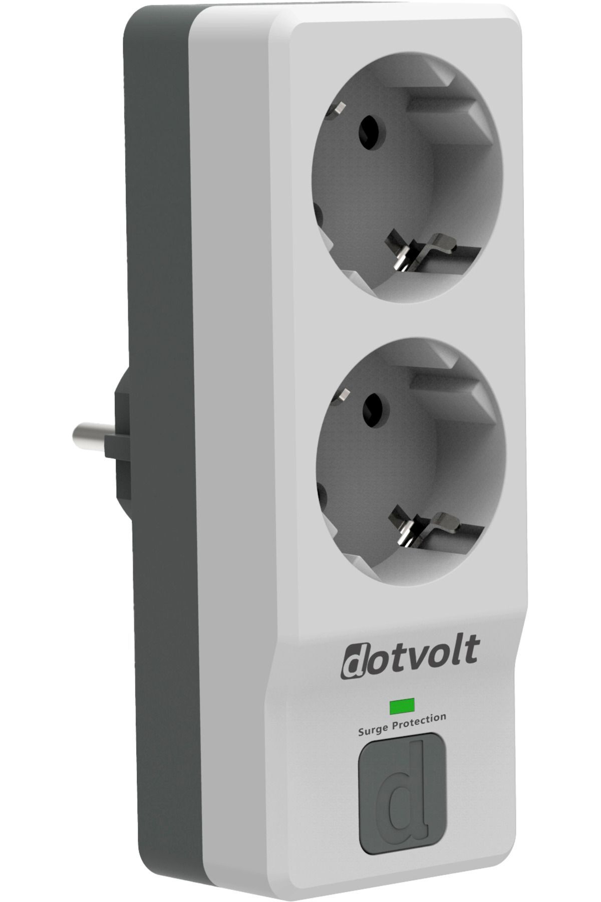 Dotvolt İkili Akım Korumalı Priz Beyaz Anahtarlı Surge Hunter 1050 Joule