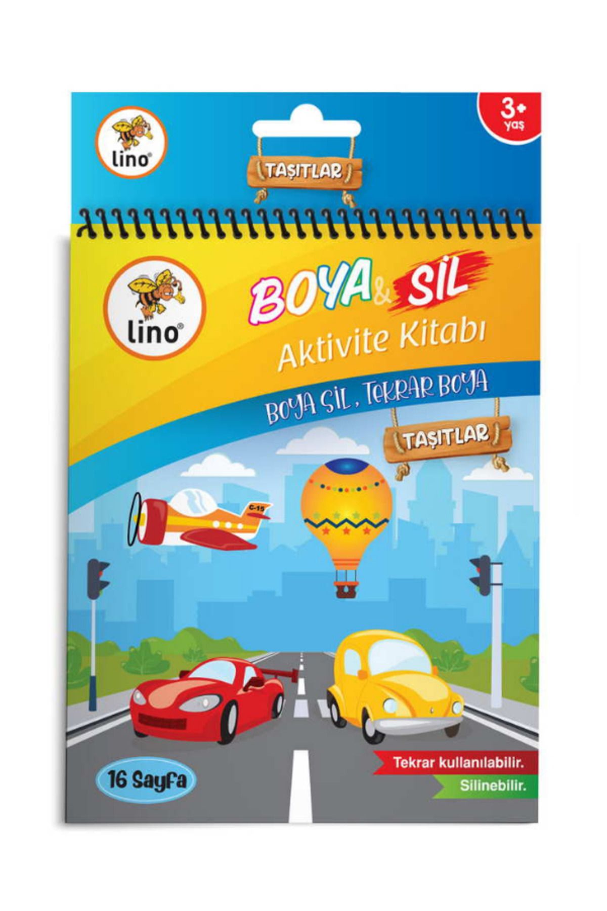 کتاب های فعالیت و آموزشی Lino Paint Delete Activity Book Tools+Creatures Marine Joy 12 هدیه قلم دوباره حذف رنگ Carioca