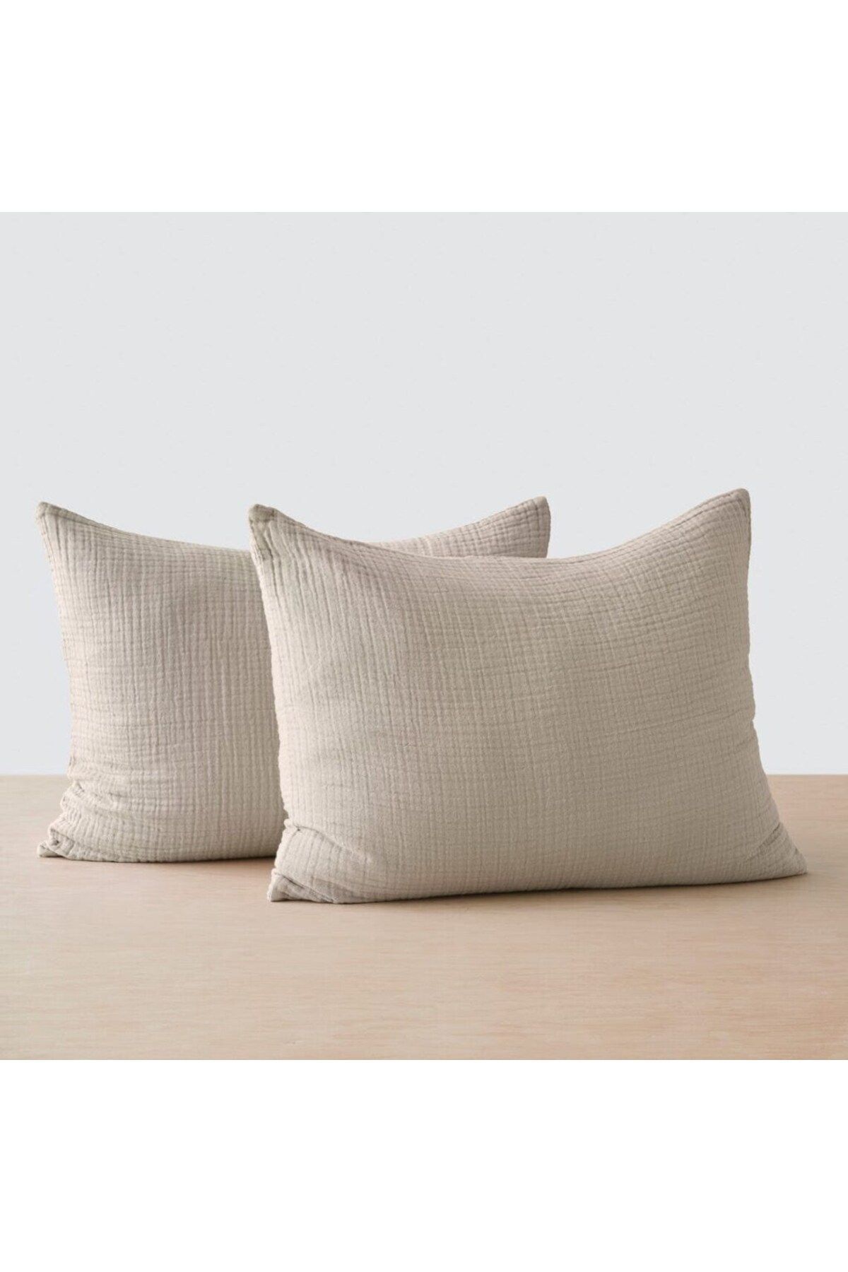 EVYA-Set cuvertură de pilota muselină moale 100% bumbac dublu 4 straturi 3 bucăți 200x220 cm 2