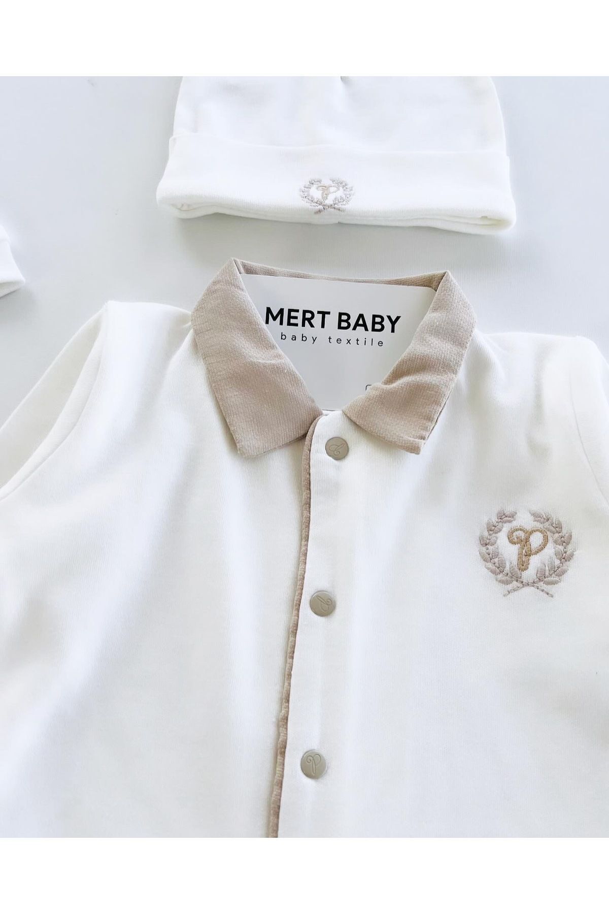 ست نوزادی پسرانه قهوه ای Mert Baby | PG402K اورجینال - تصویر 3