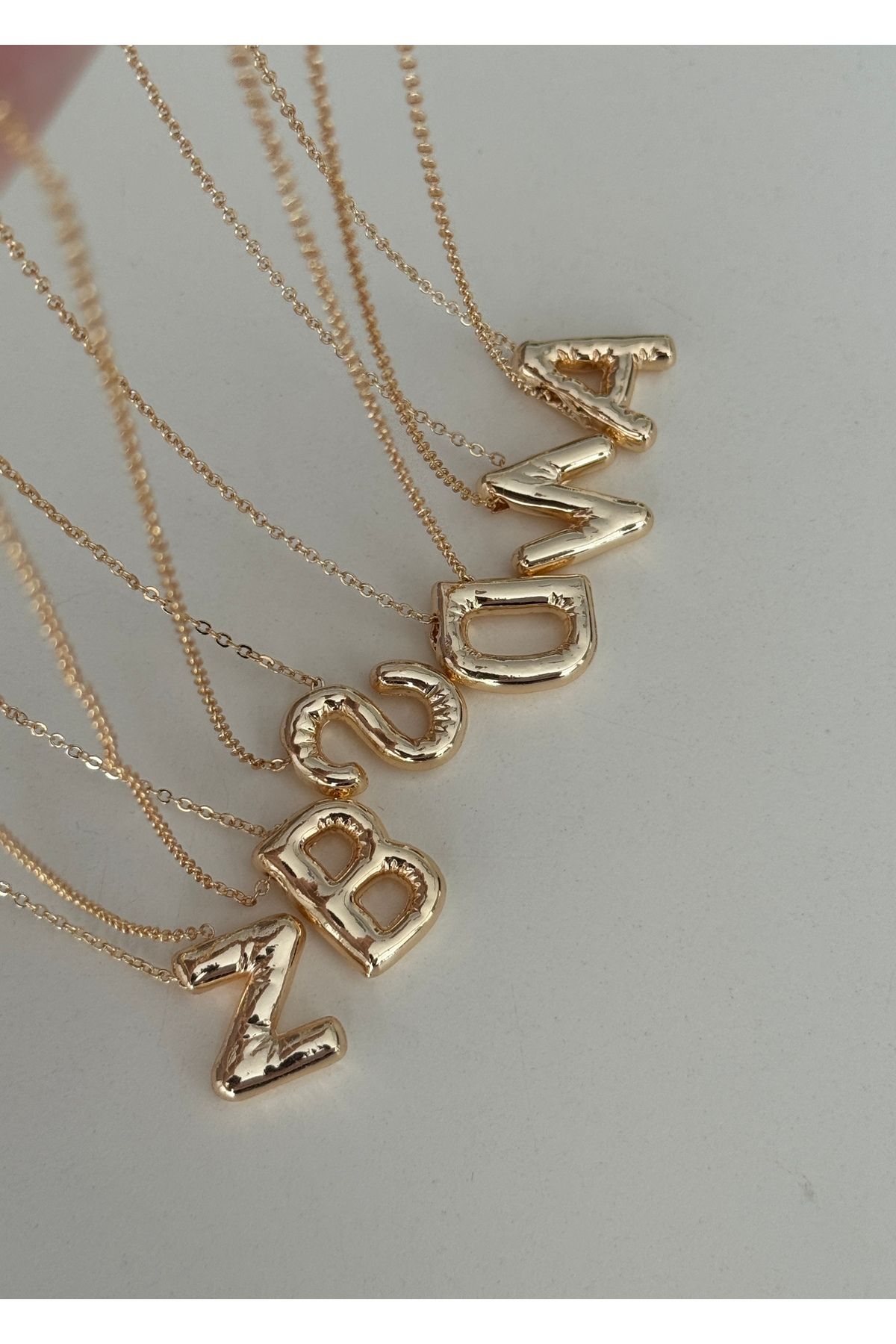 Dangle letter necklace hotsell