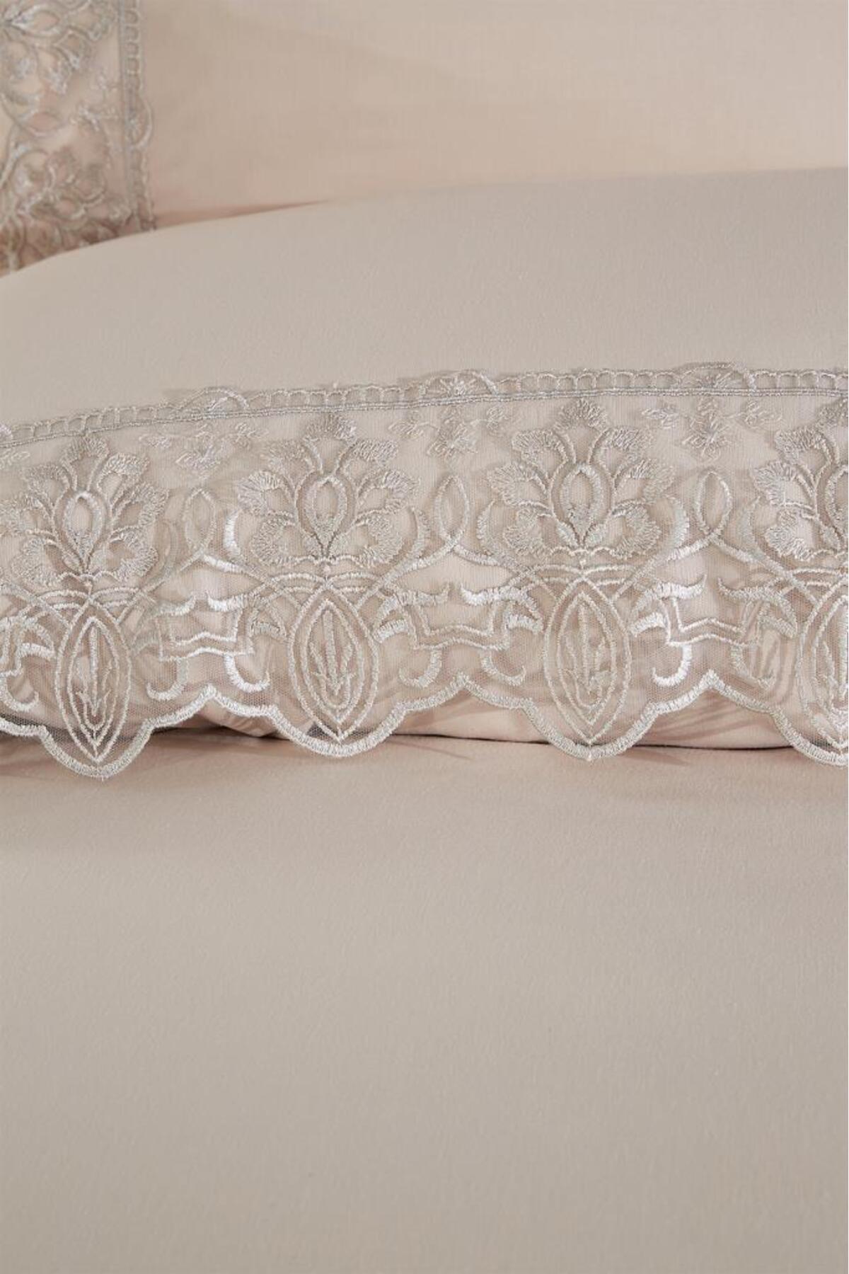 سرویس روتختی  قهوه ای Çeyiz Diyarı | CD449303 اورجینال - تصویر 2