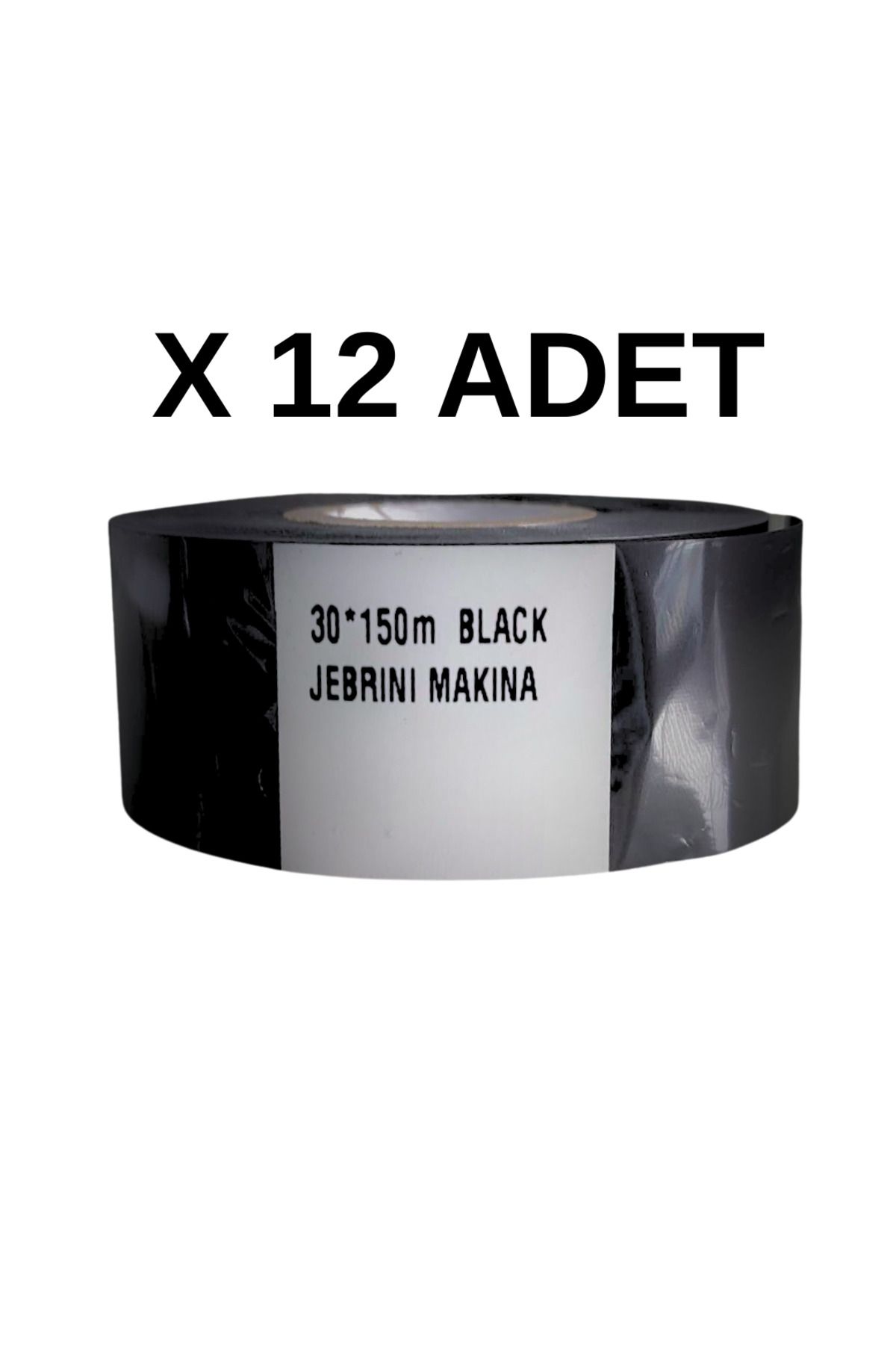 jebrini makina Sıcak Baskı Tarih Kodlama Mürekkebi/şeridi Tarih Kodlama Ribonu 30mm 122cmx12adet