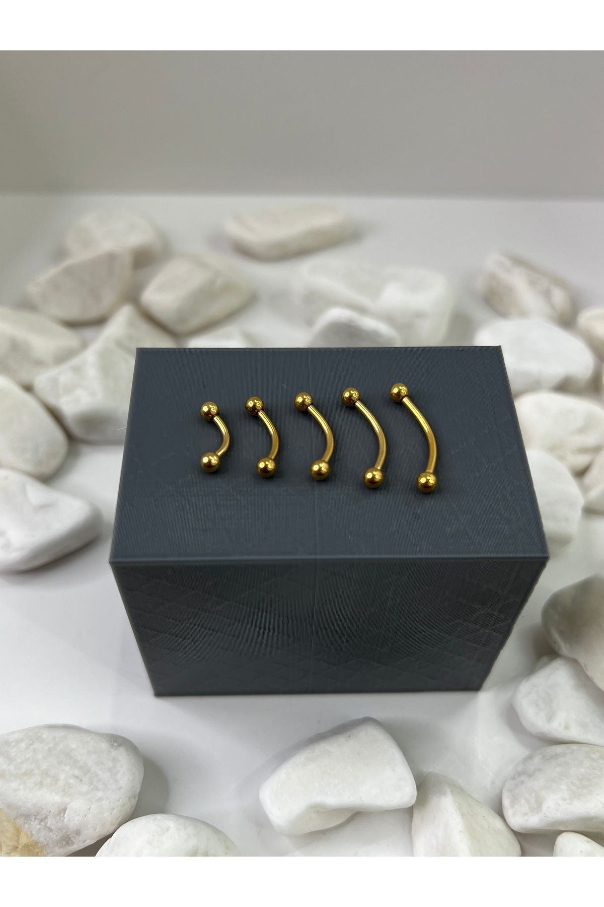 Karınca Piercing-Eyebrow Piercing - Smiley Orbital Septum, Tragus Rook Conch and Frowny Daith - Surgical Steel 5
