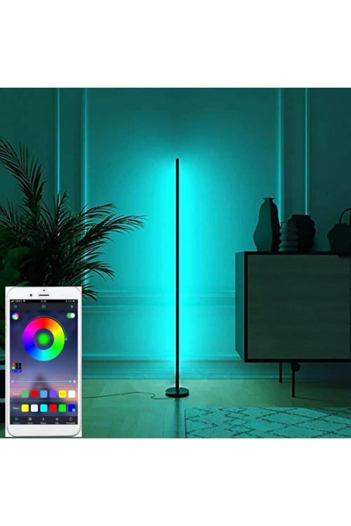 TEKNOFİYAT-A-Rgb Animated Phone Controlled Led Floor Lamp 5