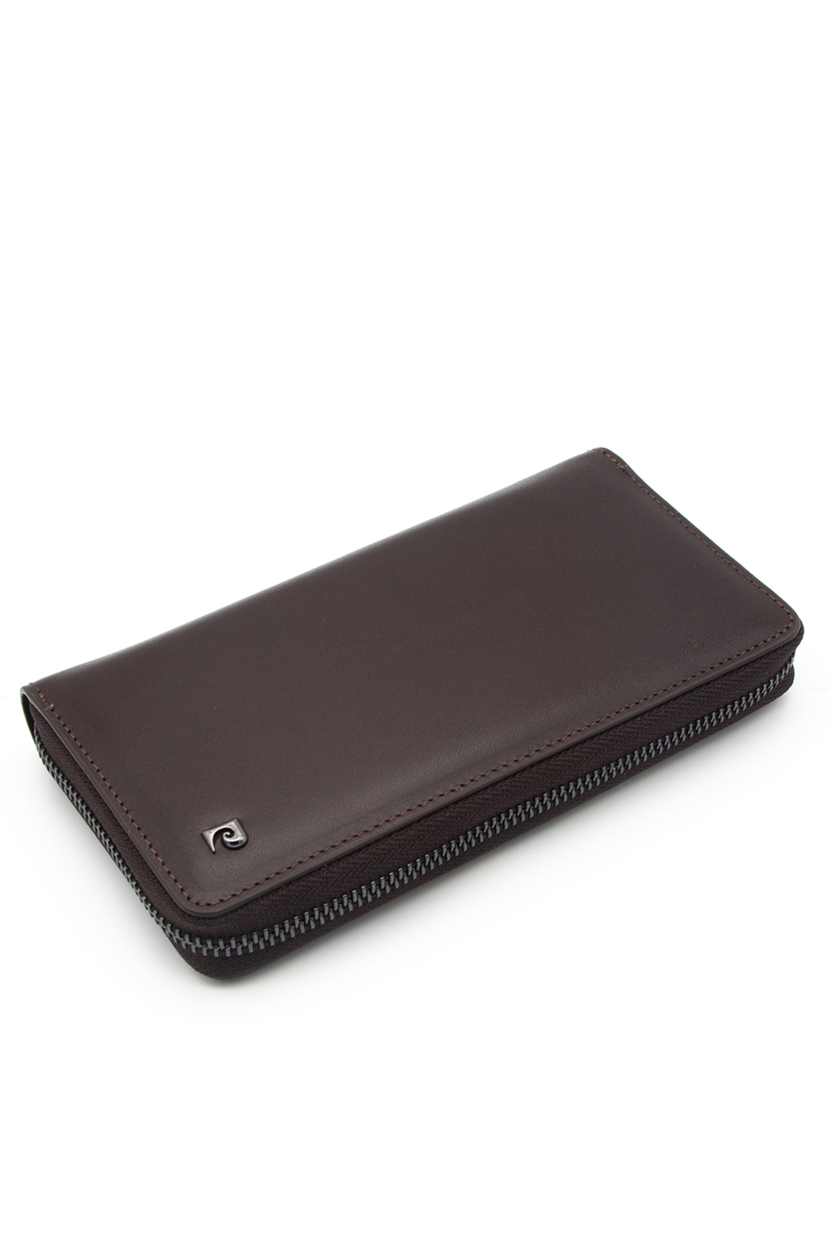 پیرکاردین کیف پول چرم مردانه آنالین قهوه‌ای A11056