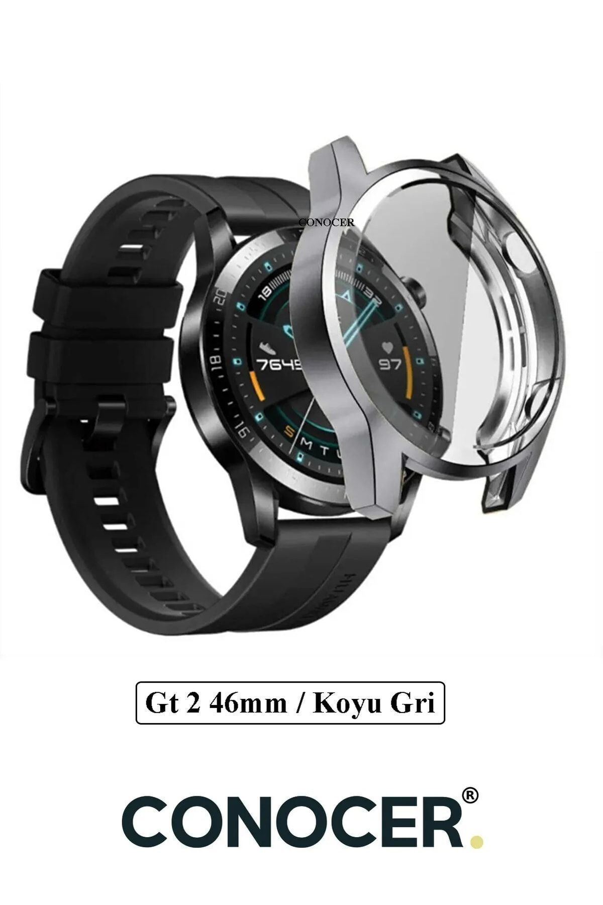 CONOCER Huawei Watch Gt2 46mm Ekran Koruma Ultra Ince Silikon K l f Yuksek Kalite Fiyat Yorumlar Trendyol