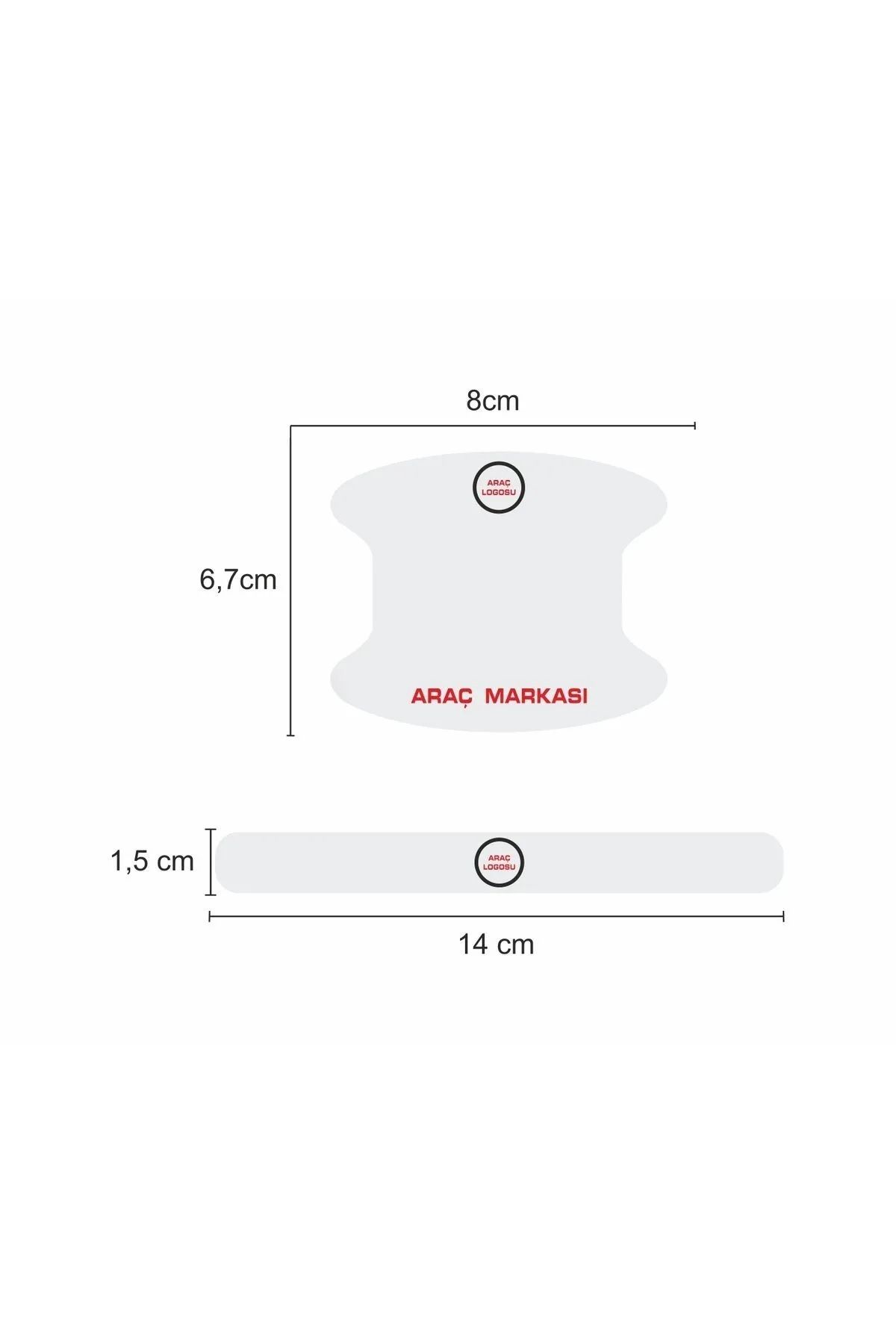 DKELEKTRONİK-Renault Vel Satis - Door Anti-Scratch Set Compatible for All Vehicles 1