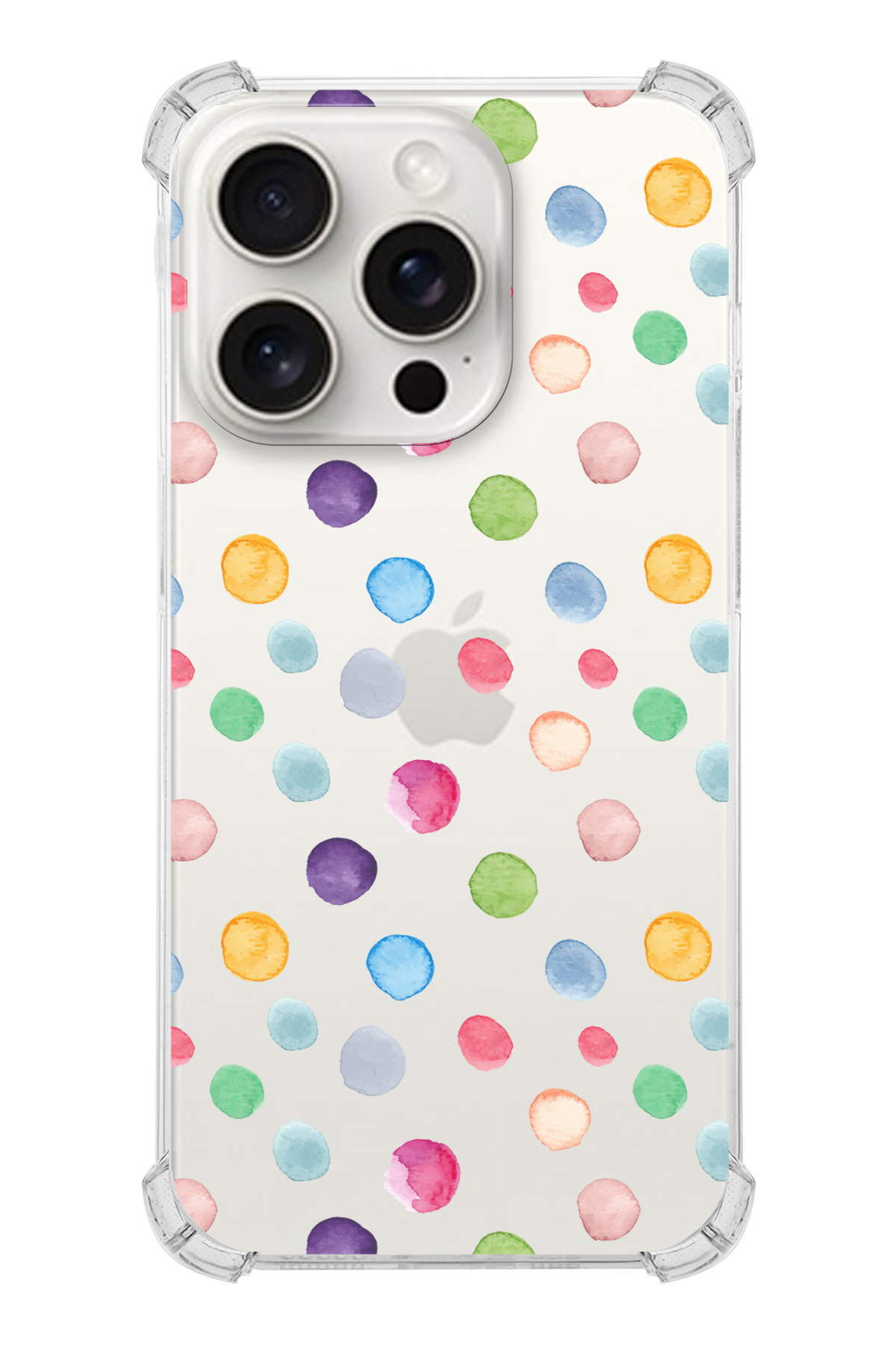 PrinriFy Apple iPhone 15 Pro Max Uyumlu Nazar 6 Baskılı Şeffaf Köşe Korumalı Antişok Kılıf