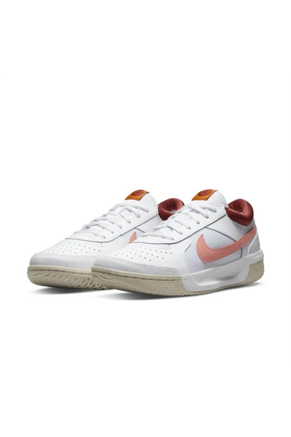 کفش تنیس سفید زنانه Air Zoom Court Lite 3 صورتی DH1042 116 Nike