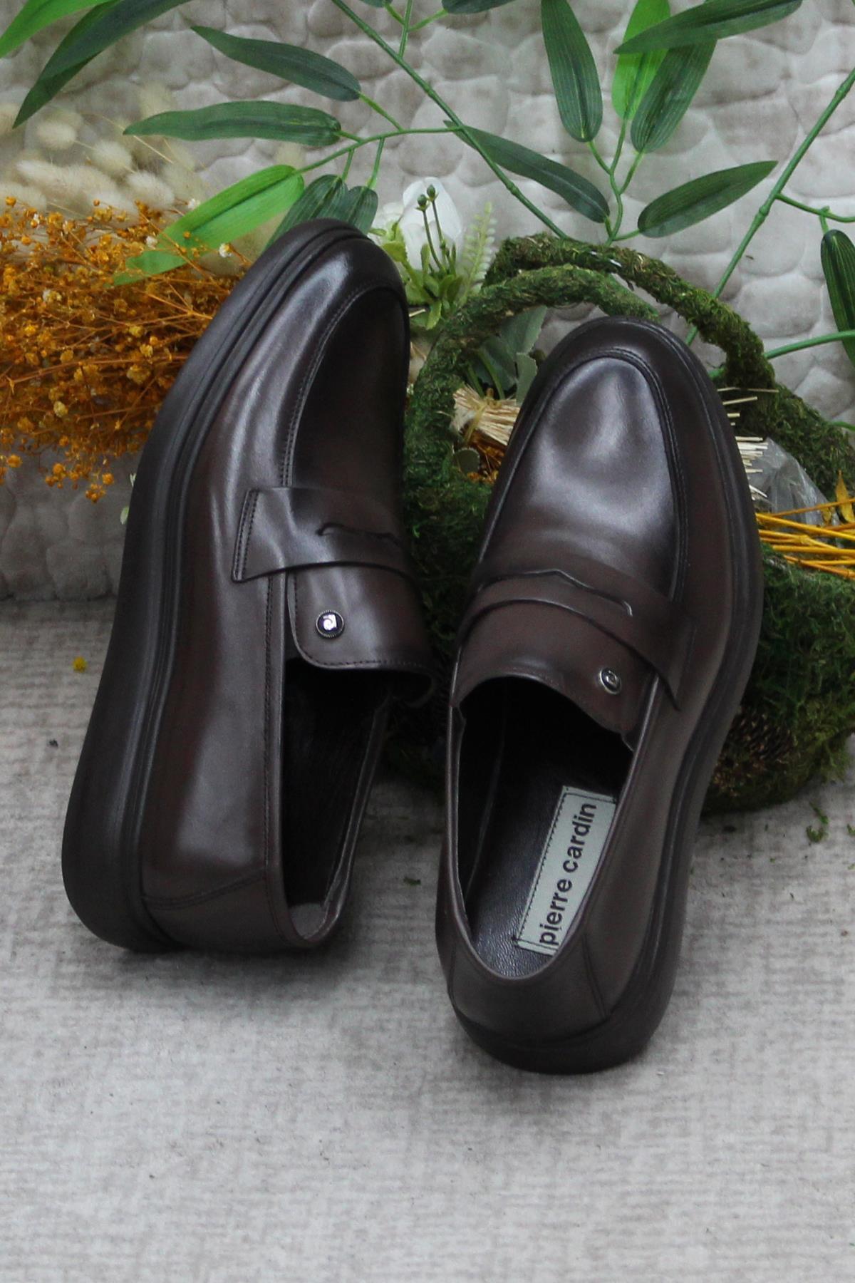 کفش کژوال مردانه راسته | پیر کاردین Pierre Cardin 24K-Pierre-Cardin-14207-Kahve - تصویر 6