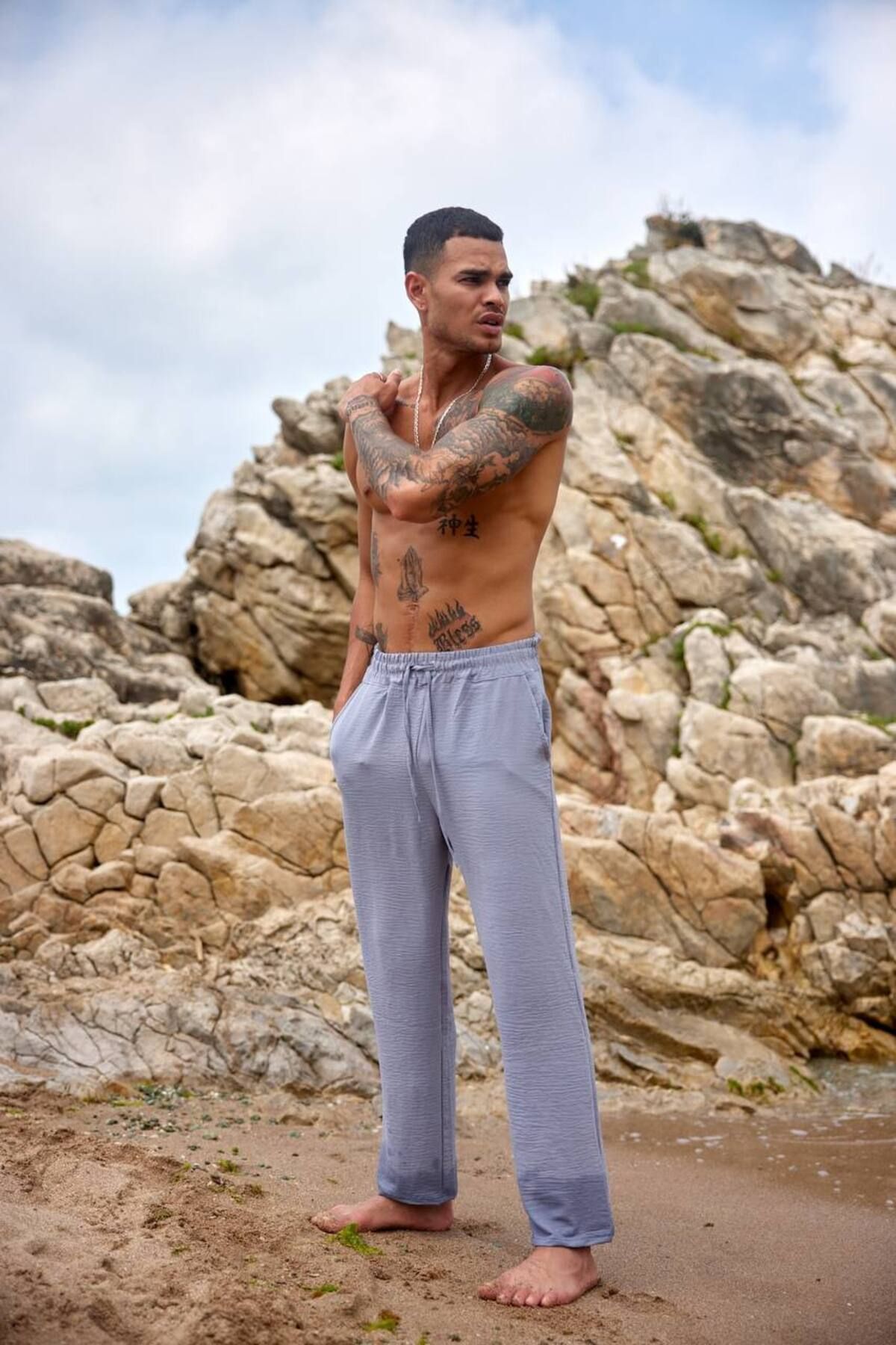 oneoff-Aerobin Linen - Melange Gray Oversize Bottom Picama 2