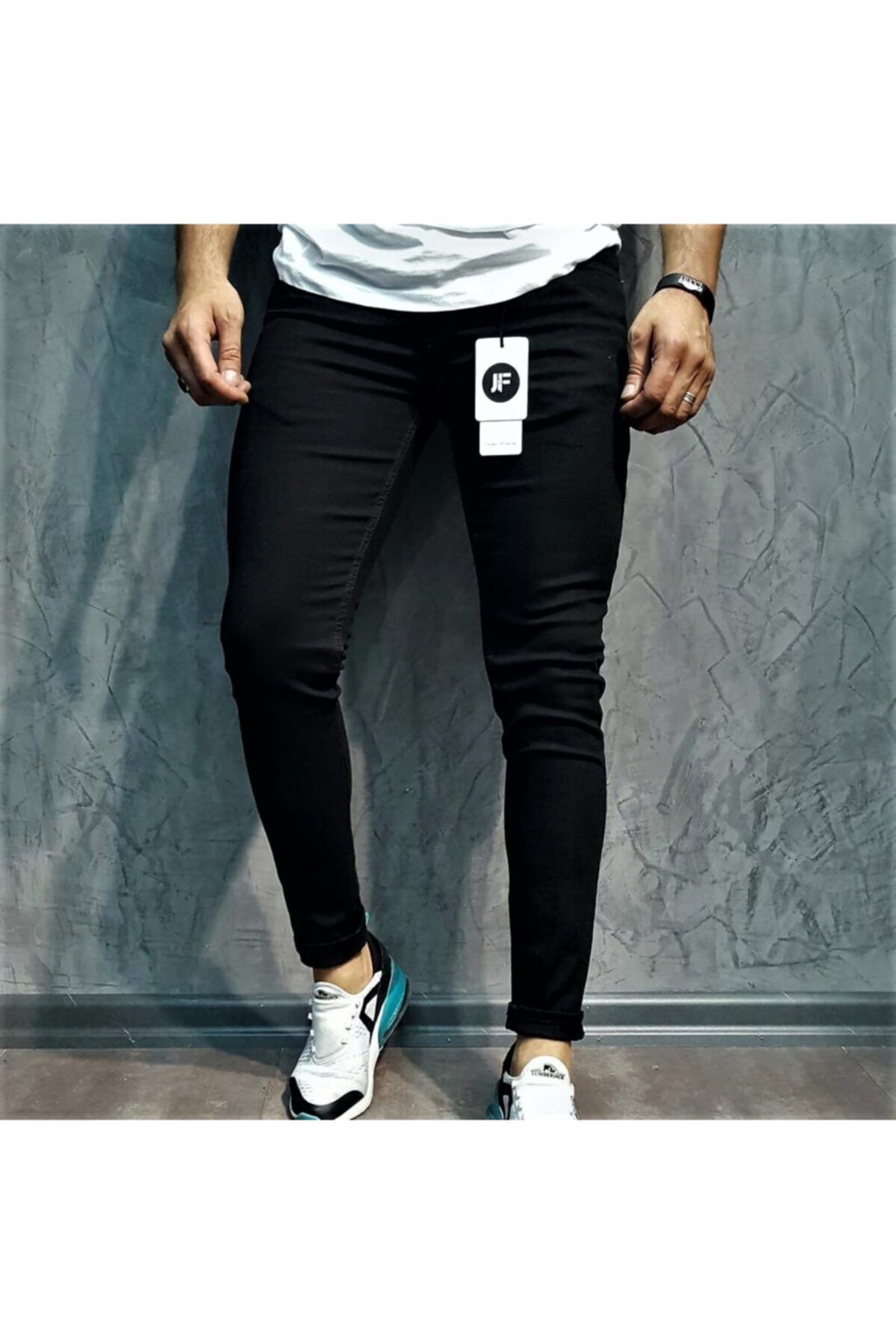 pantalon en jean noir