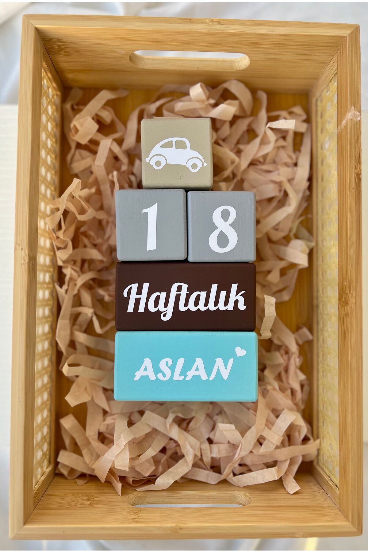 Renkli bebek  anı küpü seti dekor bebek hediyelik