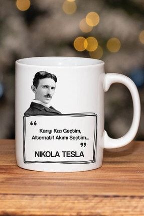 Nikola Tesla Komik Sözü Esprili Porselen Kupa Bardak hdymndusunurkupa09