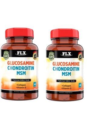 Glucosamine Chondroitin Msm Collagen Vitamin D Glukozamin 60 Tablet X 2 Kutu FTR60X2