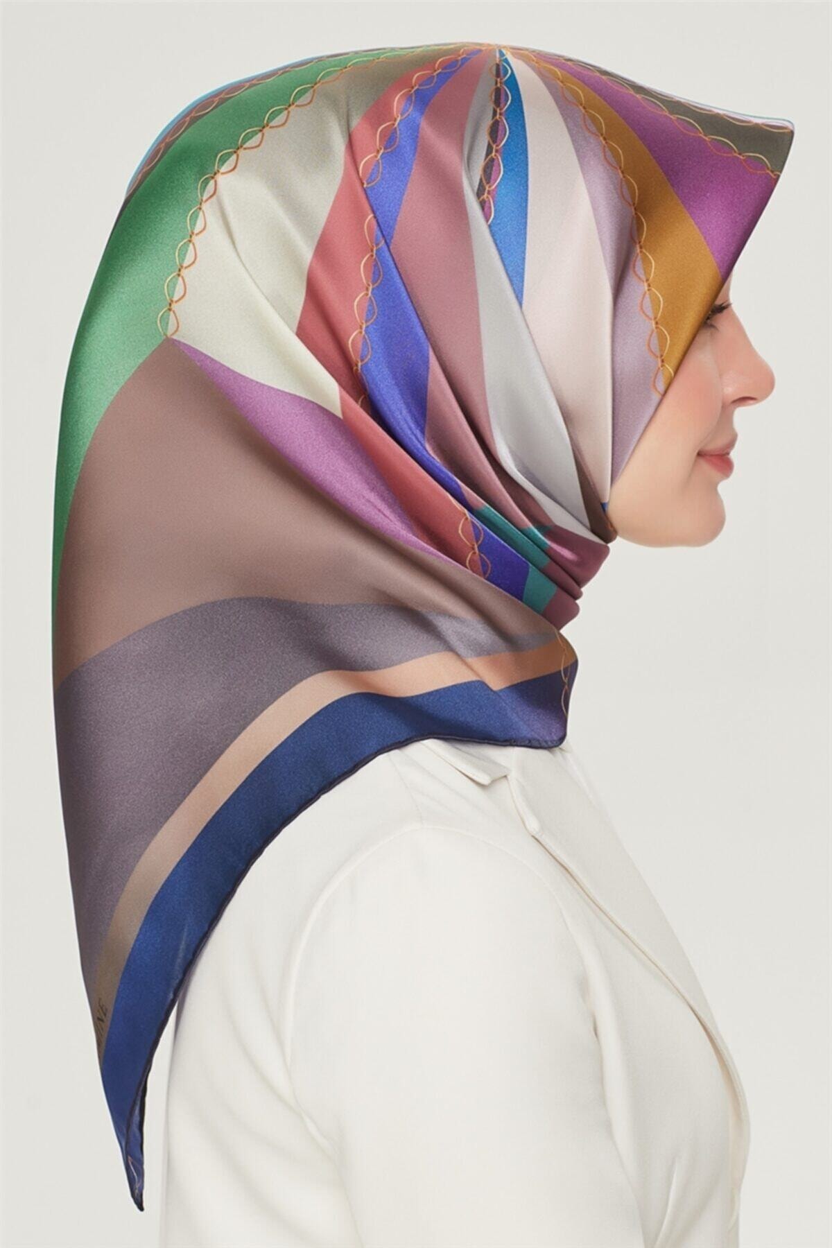 روسری زنانه آرمینه | E21YA8507D03 Armine - Image 2