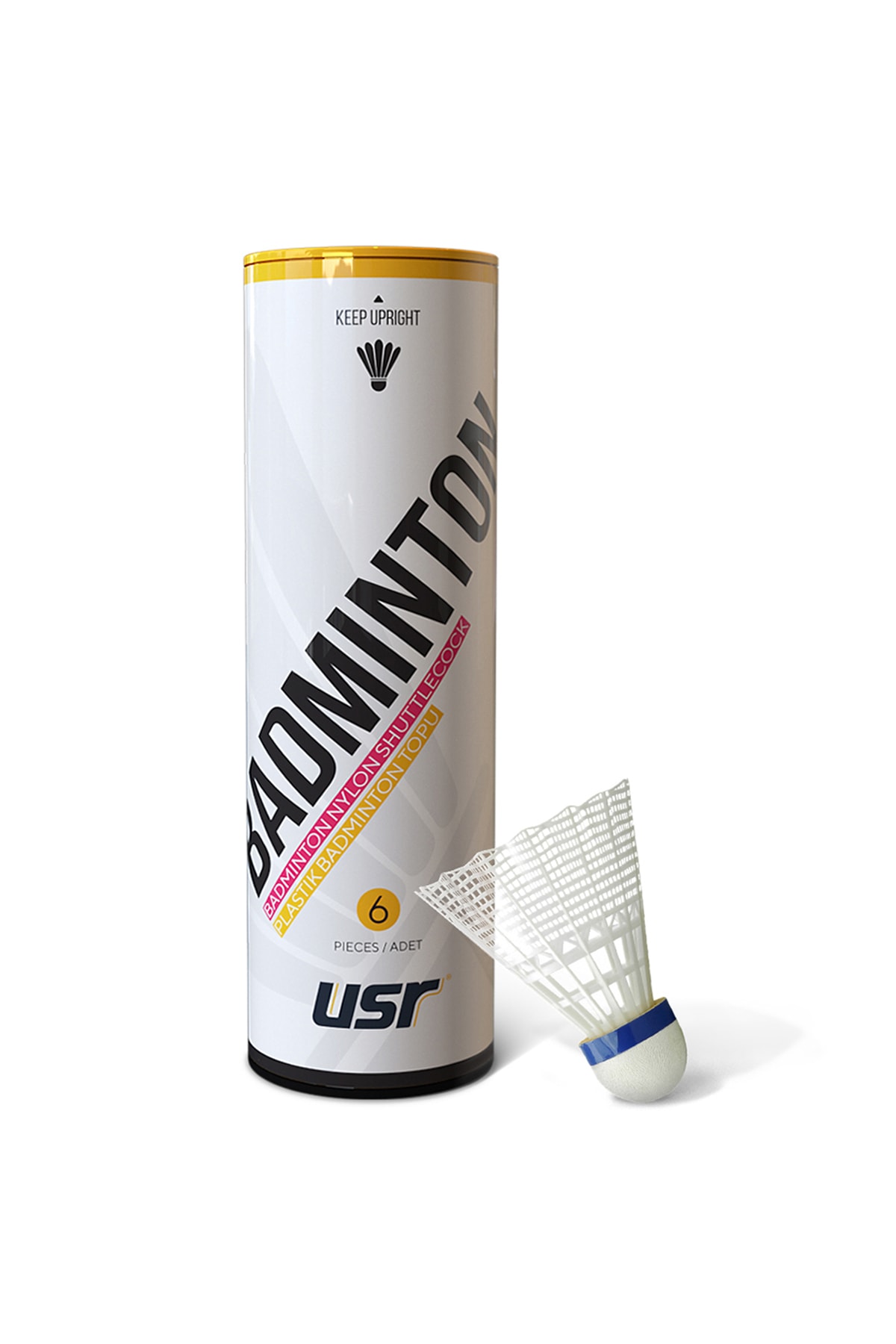 USR Flight 200 Plastik Badminton Topu Beyaz