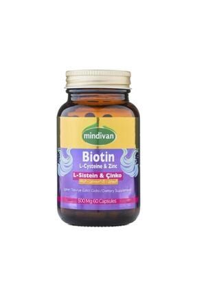 Biotin Sistein Çinko 60 Kapsül 500 mg 2 Adet 869MNDT548971