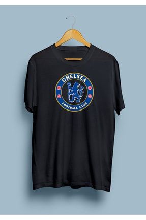 Oversize Chelsea Logo Tasarım Baskılı Tişört KRG0966