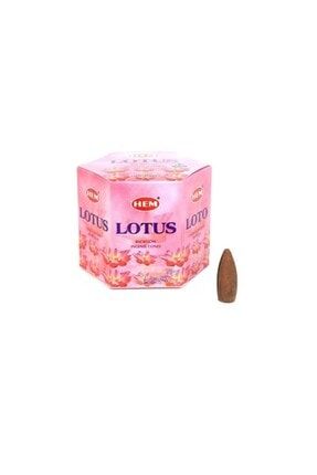 Geri Akışlı Şelale Tütsü Konileri Lotus Çiçeği Aromalı 20 Adet SELALOTUS20