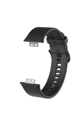 Huawei Watch Fit Elegant Kordon Mat Kançalı Silikon Krd 43 Siyah krks124273741219