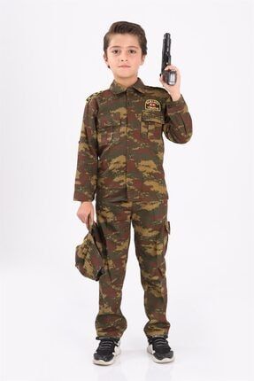 Asker Çocuk Kostümü Aksesuarlı 12023