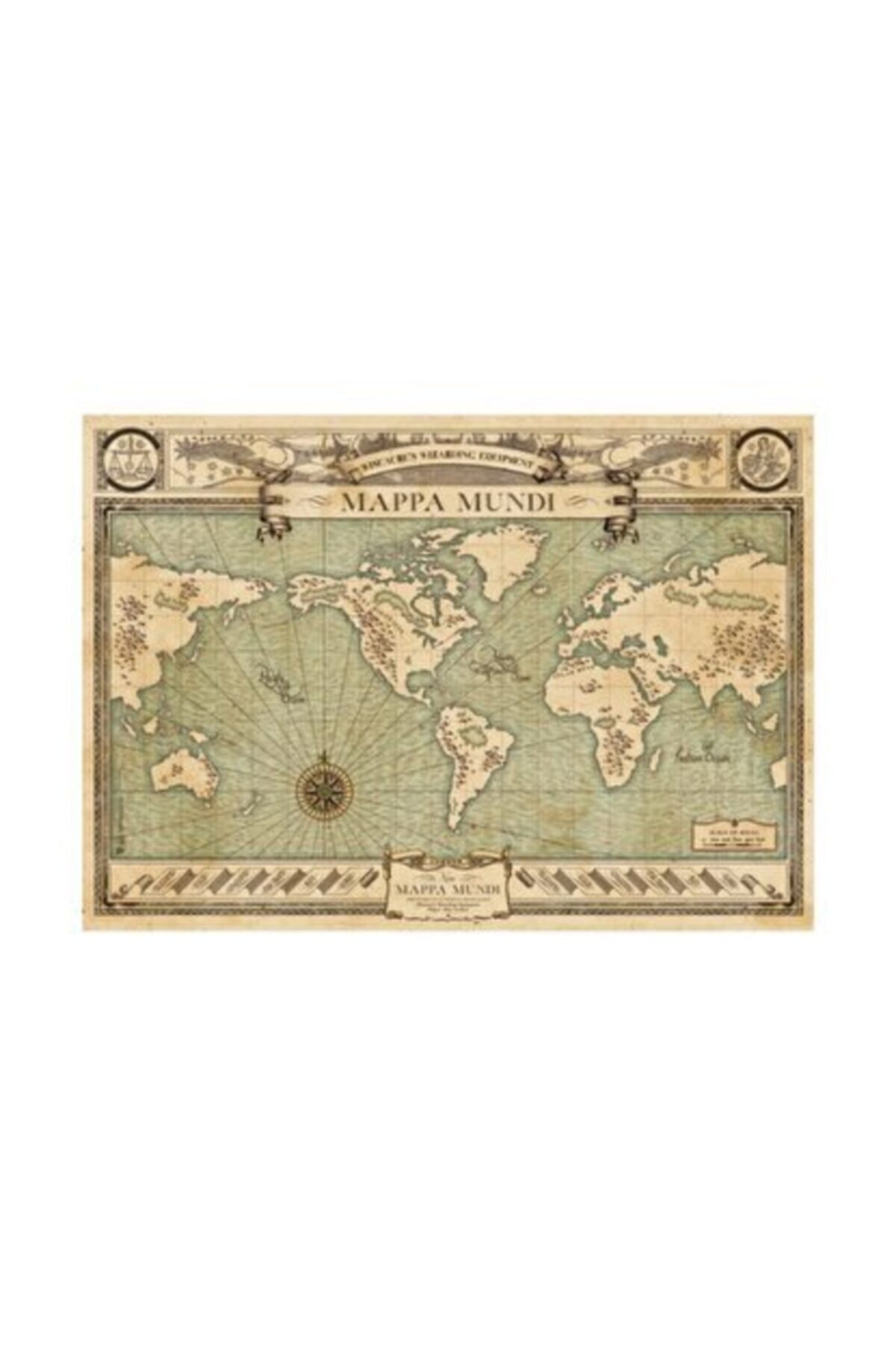 Sihir Dükkanı Fanstastik Canavarlar 1000 Parça Dünya Haritası Puzzle