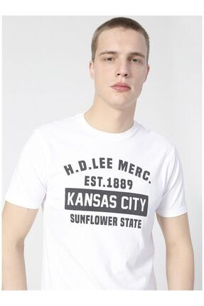 Lee Erkek T-shirt - Beyaz P5813S4201