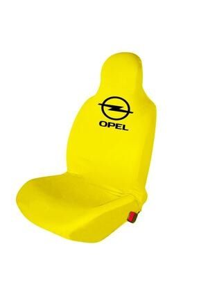 Opel Corsa Sarı Araç Koltuk Servis Kılıfı Ön Ve Arka 4 Parça Takım, Otomobil Penye Kılıf opelsari1