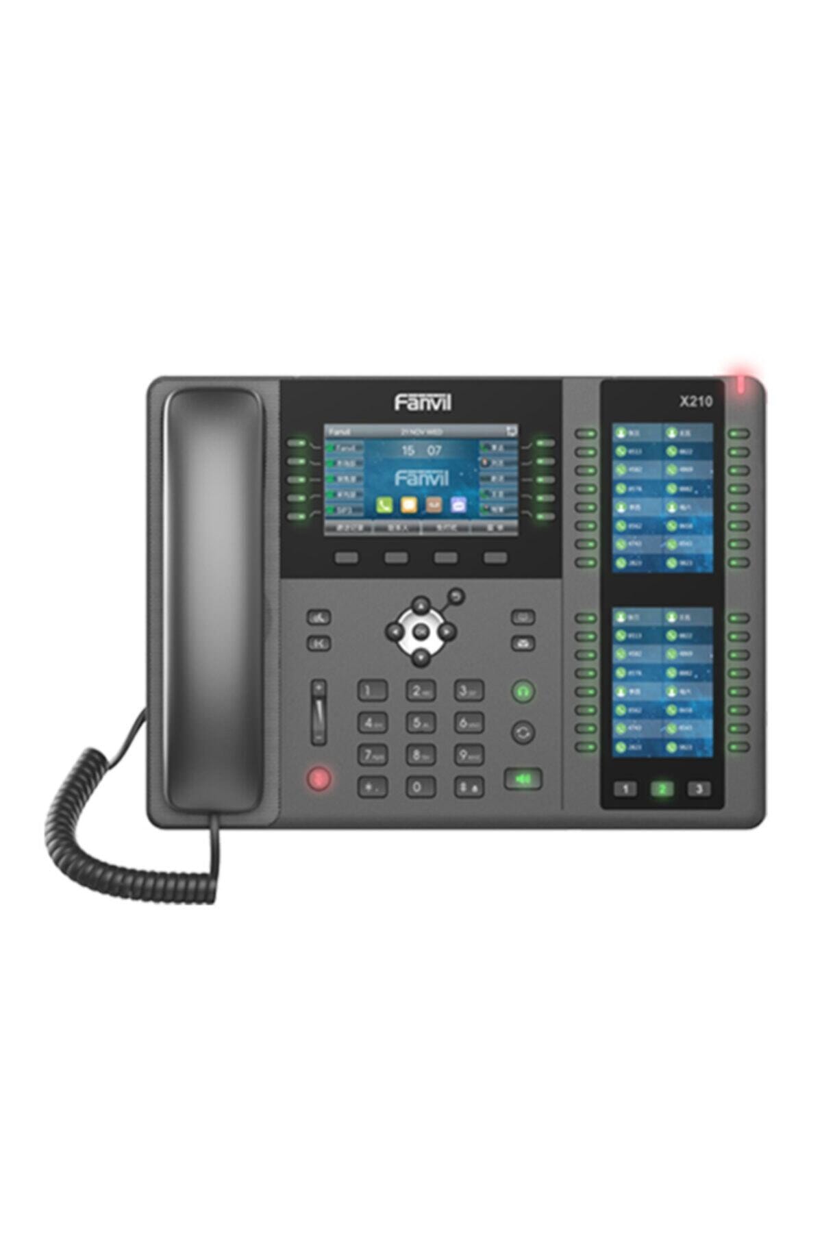 X210 Ip Telefon Masaüstü Telefon Çağrı Merkezi Telefonu