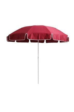 Tek Renk Polyester Kumaş Plaj Şemsiyesi - Balkon Şemsiyesi - Bahçe Şemsiyesi trksem01