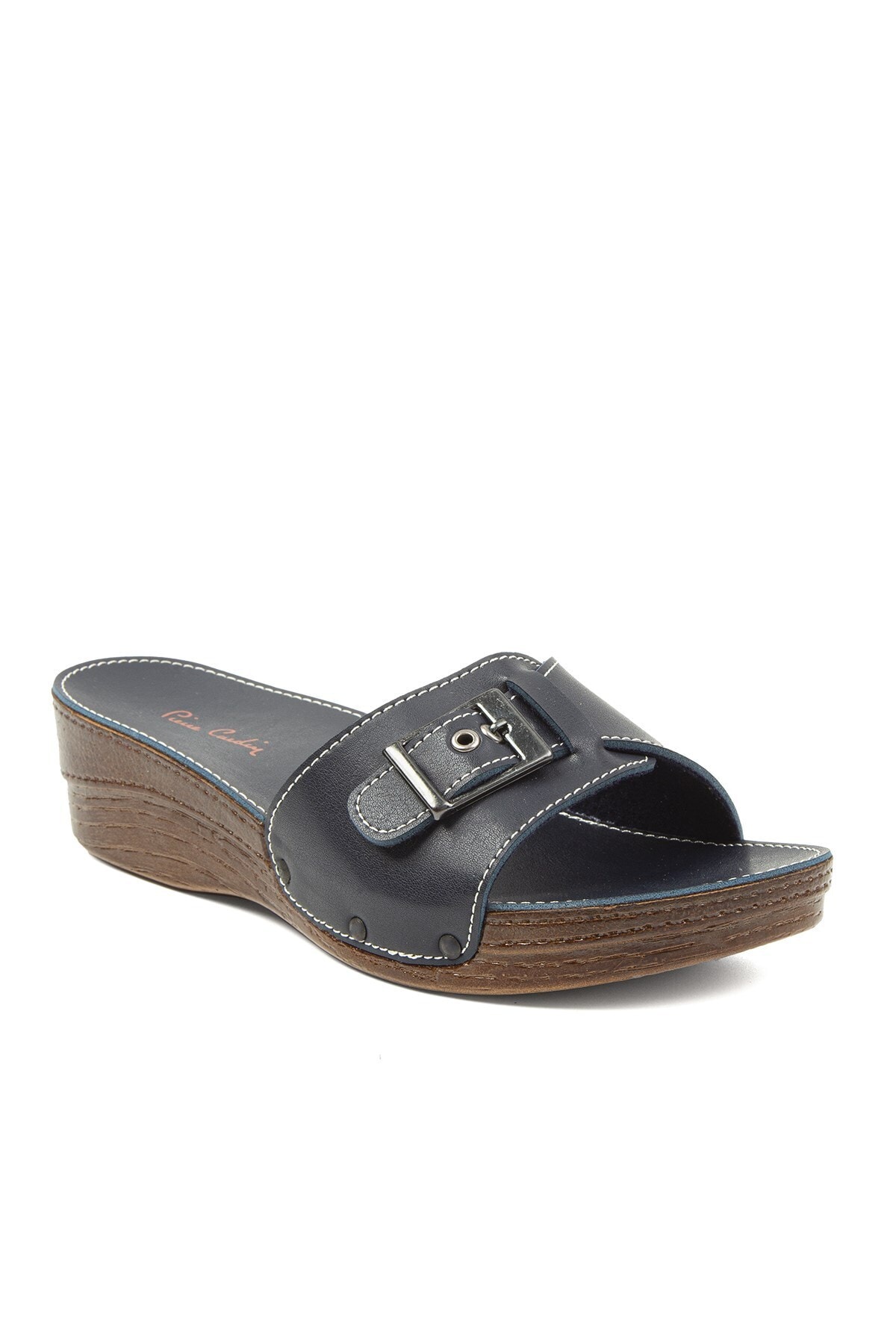 دمپایی Pierre Cardin پیر کاردین زنانه آبی سرمه ای PC-6783 اورجینال - تصویر 2