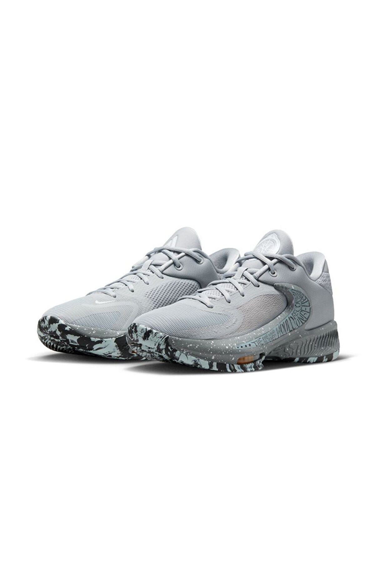 کفش بسکتبال خاکستری مردانه و زنانه DJ6149 004 زوم 4 Nike
