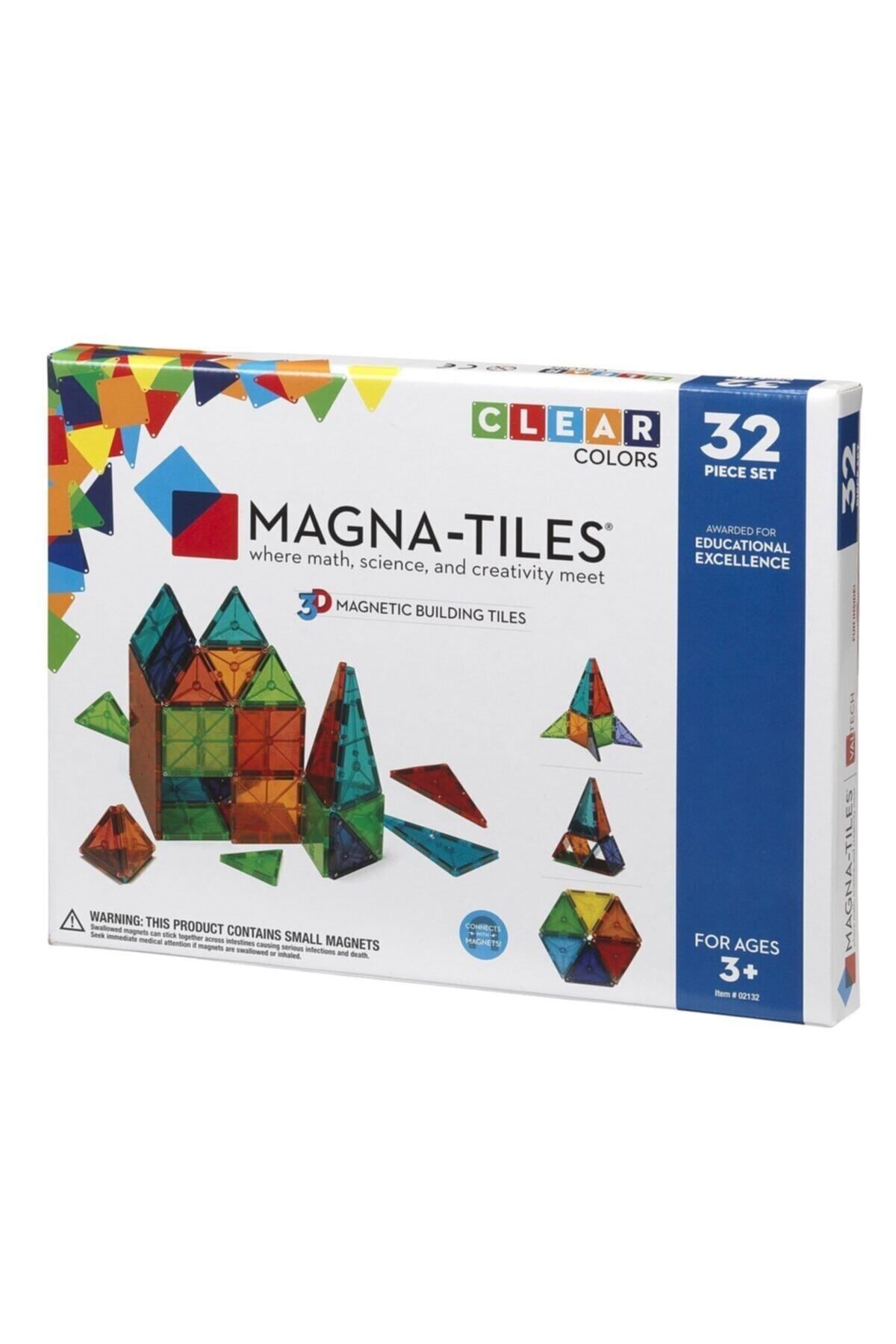 Magna Tiles Magna tiles Clear Colors 32 Parca Manyetik Lego Fiyat Yorumlar Trendyol