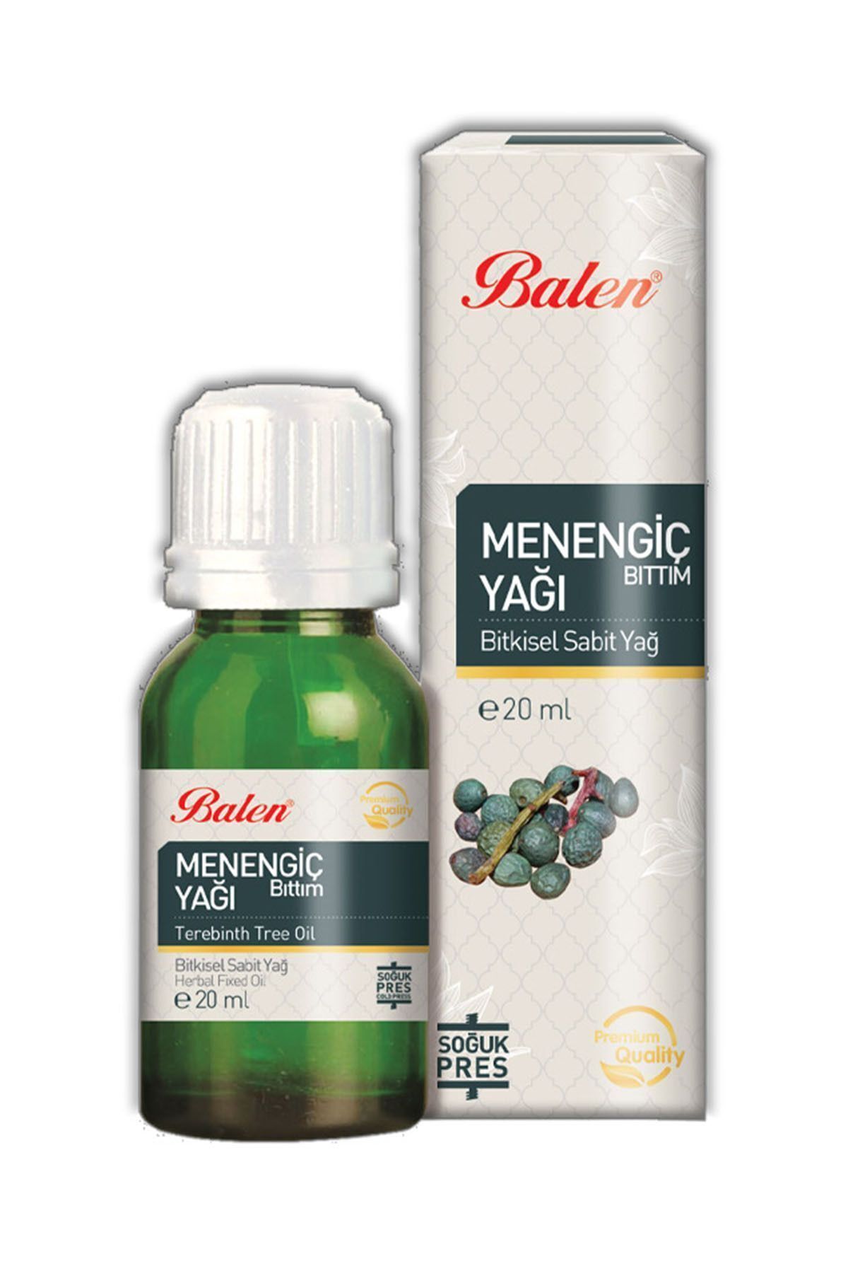 تربینث (BITTIM-ÇITLENBİK) روغن سرد پرس 20 میلی لیتر 2 عدد Balen